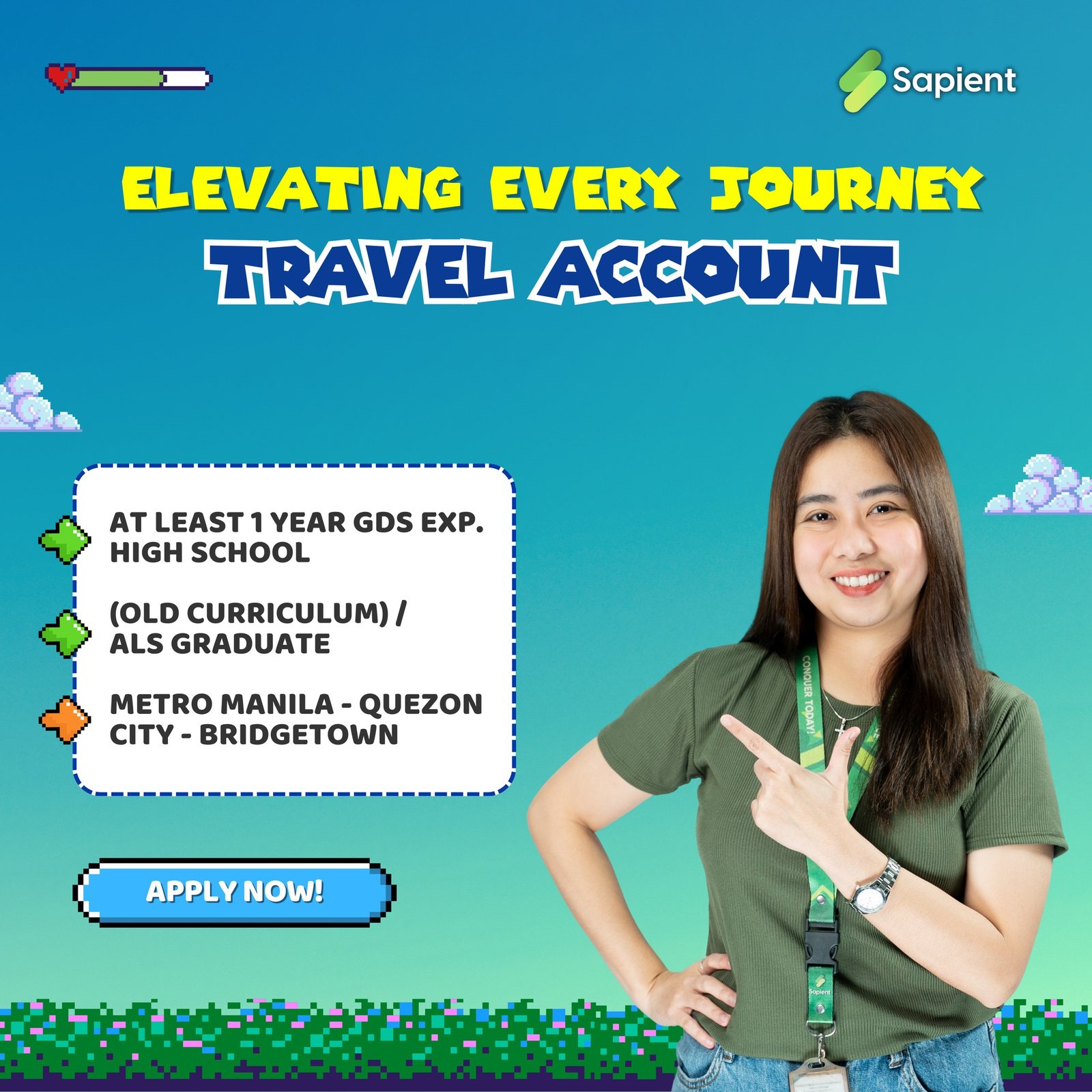 Customer Service Representative – Travel Metro Manila | Onsite