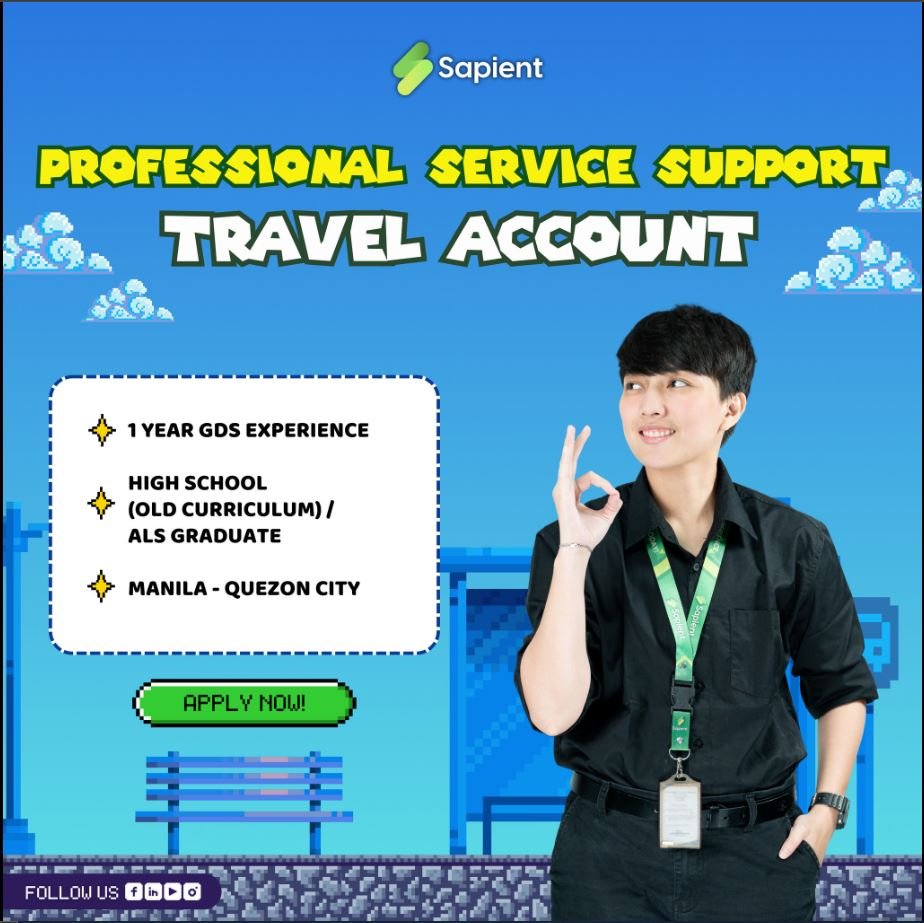 Flight Ticketing Assistant (CSR) - Voice Account - With 1 yr BPO exp - Quezon City