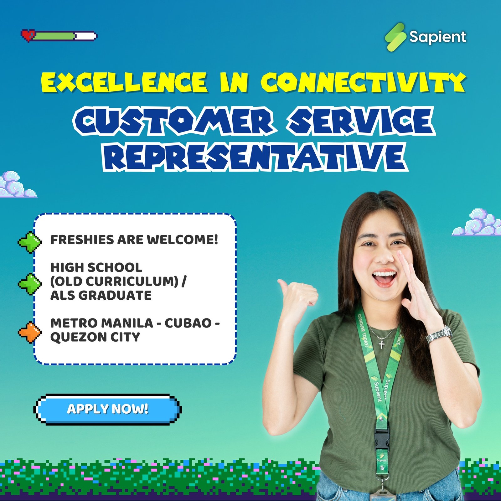 Customer Service Representative | Client Support Agent | Open for Fresh Graduates